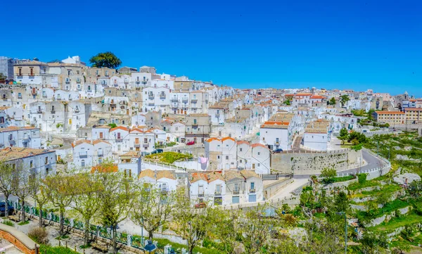İtalyan kasabası Monte Santangelo 'nun hava manzarası