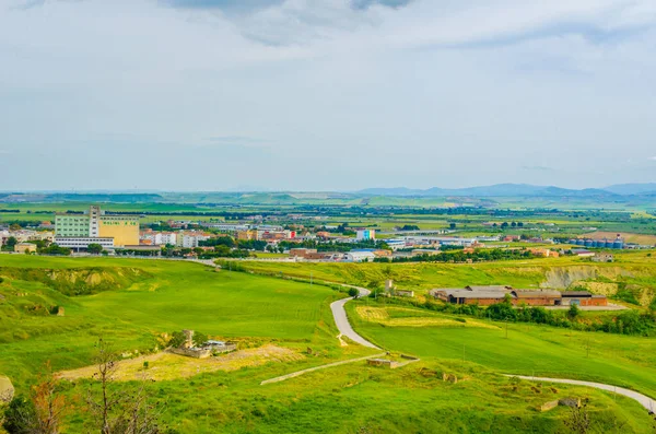 İtalyan şehri Lucer 'ın kırsal manzarası