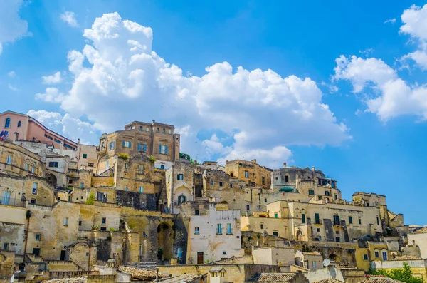 View Rooftops Italian City Matera — Foto de Stock