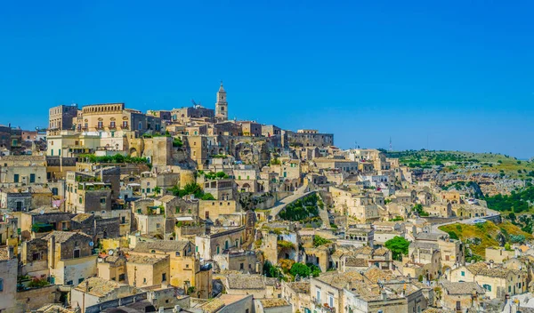 Vista Los Tejados Ciudad Italiana Matera — Foto de Stock