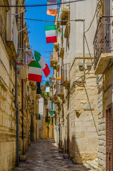 View Narrow Street Italian City Giovinazz — Stock fotografie