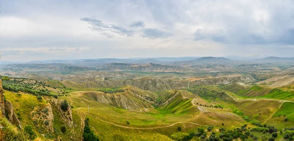 İtalya'da Basilicata bölgesi manzara