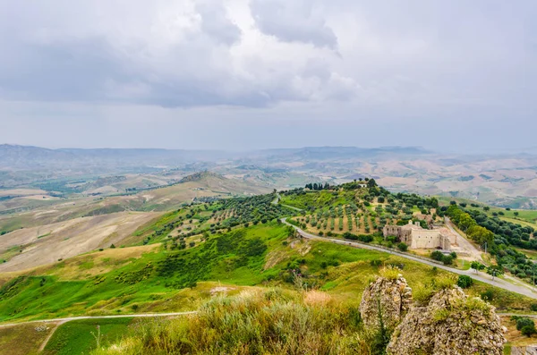 İtalya'da Basilicata bölgesi manzara