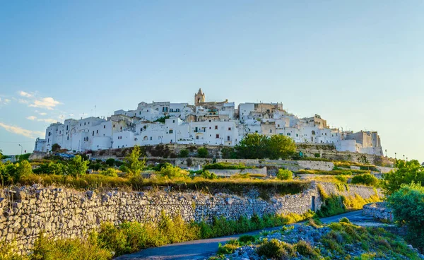 Puglia, Ital 'daki Ostuni kasabası.