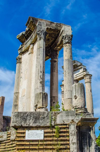 Every Year Thousands Tourist Stroll Ruins Forum Romanum Italian Capital — Stock fotografie