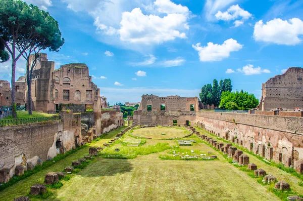 Every Year Thousands Tourist Stroll Ruins Forum Romanum Italian Capital — Stockfoto
