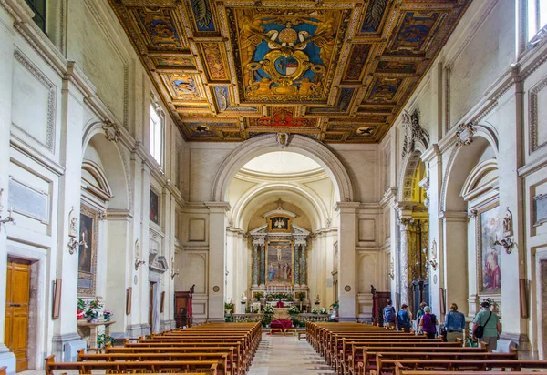 Church San Sebastiano Situated Appia Rome Hosts Ancient Catacombs Which — ストック写真