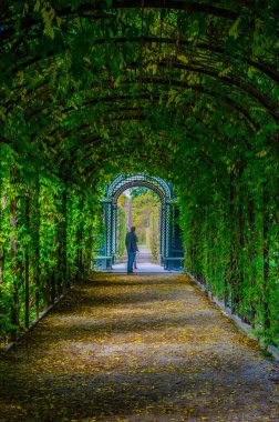 Avusturya, Viyana 'daki Schonbrunn Kalesi' ne yerleştirilmiş bir tünel.