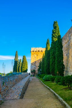 İspanya 'daki eski tarragona kalesinin manzarası