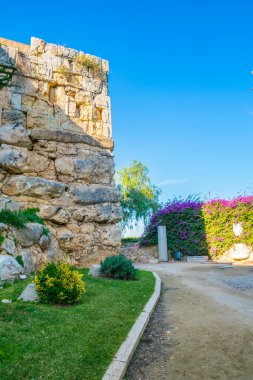 İspanya 'daki eski tarragona kalesinin manzarası