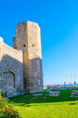 Roman circus ve Tarragona kulede Pretorium. Catalonia, İspanya