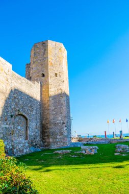 Roman circus ve Tarragona kulede Pretorium. Catalonia, İspanya
