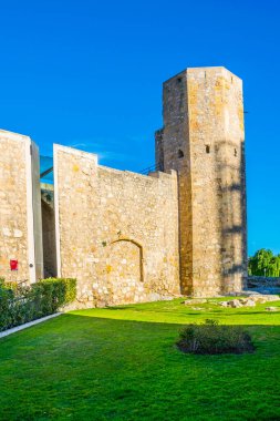 Roman circus ve Tarragona kulede Pretorium. Catalonia, İspanya