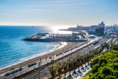 Tarragona sahili manzarası