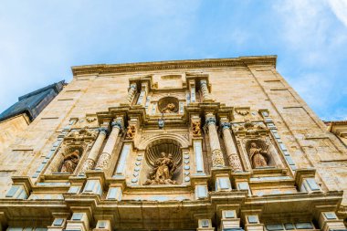 church in spanish city valencia called parruqeria de la santisima cruz