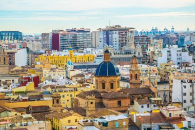 Valencia, İspanya 'nın hava manzarası