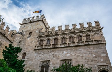 Eski İpek Borsası (Lonja de la Seda), Valencia, İspanya. UNESCO Dünya Mirası Alanı.
