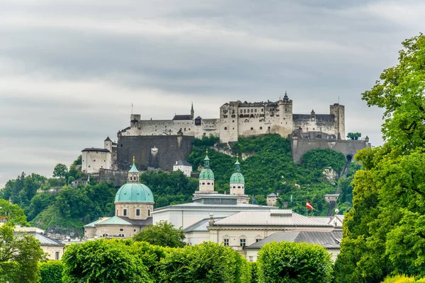 View Festung Hohensalzburg Fortress Central Salzburg Austria — Stockfoto