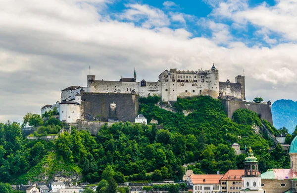 View Festung Hohensalzburg Fortress Central Salzburg Austria — Stockfoto