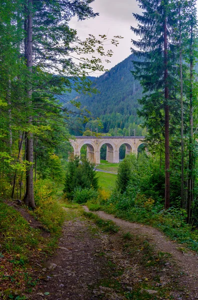 Detail Viaduct Semmeringbahn Unesco World Heritage Railroad Austria — Stock Fotó