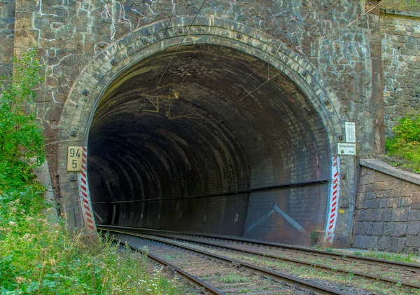 Detail Tunnel Semmeringbahn Unesco World Heritage Railroad Austria — Foto de Stock