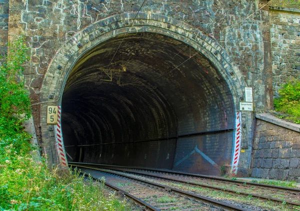 Detail Tunnel Semmeringbahn Unesco World Heritage Railroad Austria — Foto de Stock