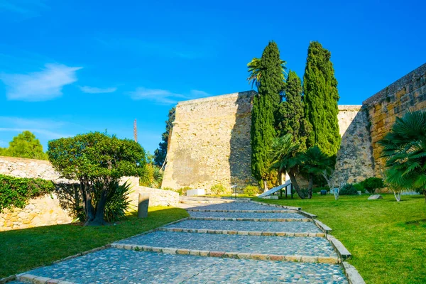 Pemandangan Benteng Kuno Tarragona Spain — Stok Foto