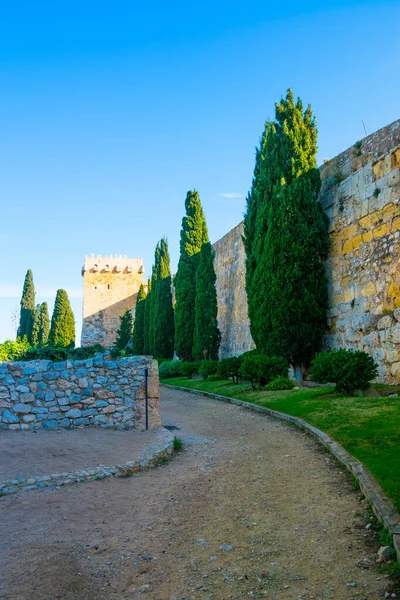 İspanya 'daki eski tarragona kalesinin manzarası