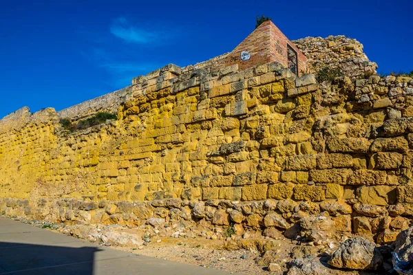 Detail Old Brick Wall Spanish City Tarragona Which Used Serve — Stock Photo, Image