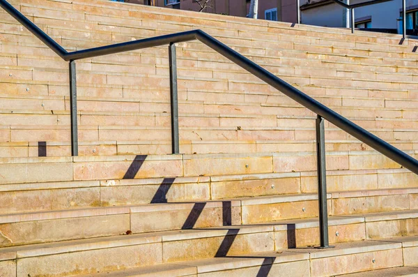 İspanyol şehri tarragona 'da raylı adımların ayrıntıları