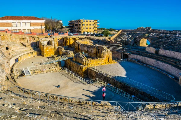 Ancient Amphitheater Tarragona Catalonia Spain — Stockfoto