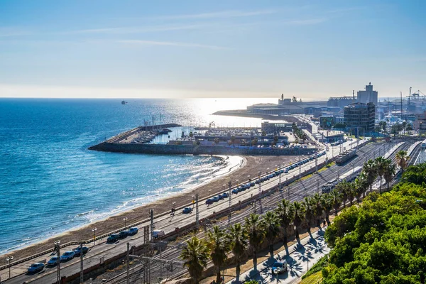 Tarragona sahili manzarası