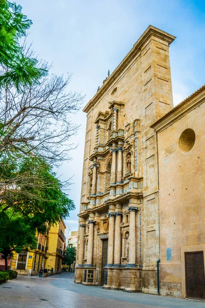 Church Spanish City Valencia Called Parruqeria Santisima Cruz —  Fotos de Stock