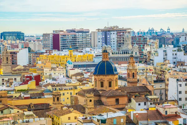 Valencia, İspanya 'nın hava manzarası