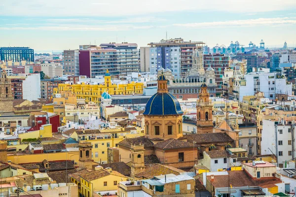 Valencia, İspanya 'nın hava manzarası