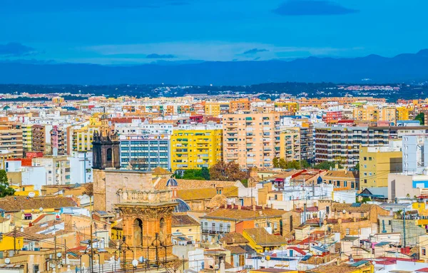 Valencia, İspanya 'nın hava manzarası