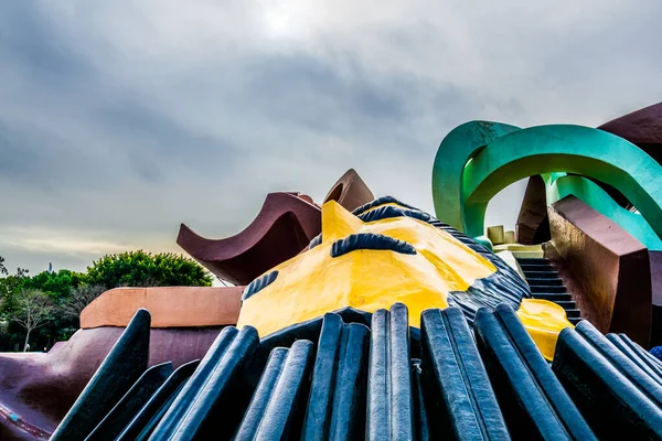 Detail Gulliver Playground Situated Turia Gardens Valencia — Stock Photo, Image