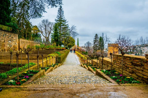 bahçeleri la alhambra, granada, İspanya