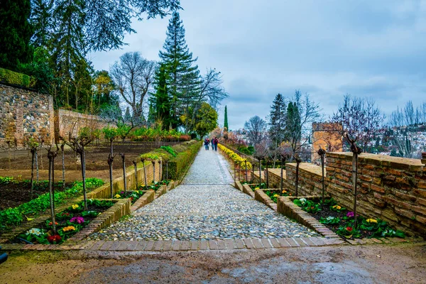 bahçeleri la alhambra, granada, İspanya