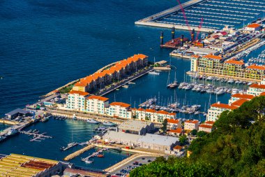 Ohara bataryasından alınan Cebelitarık limanının hava görüntüsü.