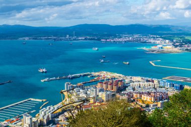 Cebelitarık Limanı 'nın hava görüntüsü