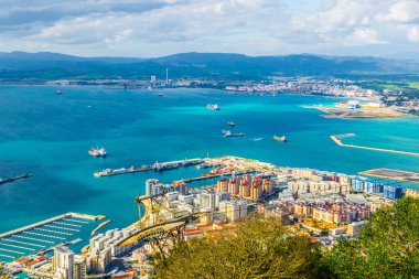 Cebelitarık Limanı 'nın hava görüntüsü