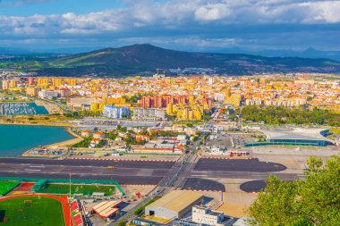 Cebelitarık havaalanının havadan görünüşü