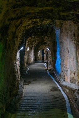 Cebelitarık 'taki büyük kuşatma tünelinin manzarası