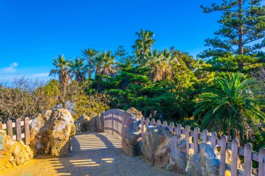 Genoves park situated on seaside of cadiz 