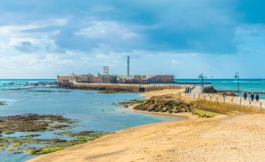 San Sebastian Castle Cadiz, İspanya
