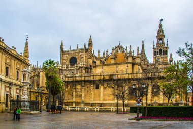 Sevilla katedralinin manzarası