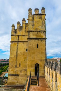 Alcazar de los reyes cristianos - İspanya 'nın Cordoba şehrindeki Cristian krallarının kraliyet sarayı