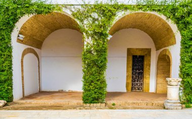 Alcazar de los reyes cristianos - İspanya 'nın Cordoba şehrindeki Cristian krallarının kraliyet sarayı