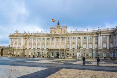 İspanya, Madrid 'deki Kraliyet Sarayı.